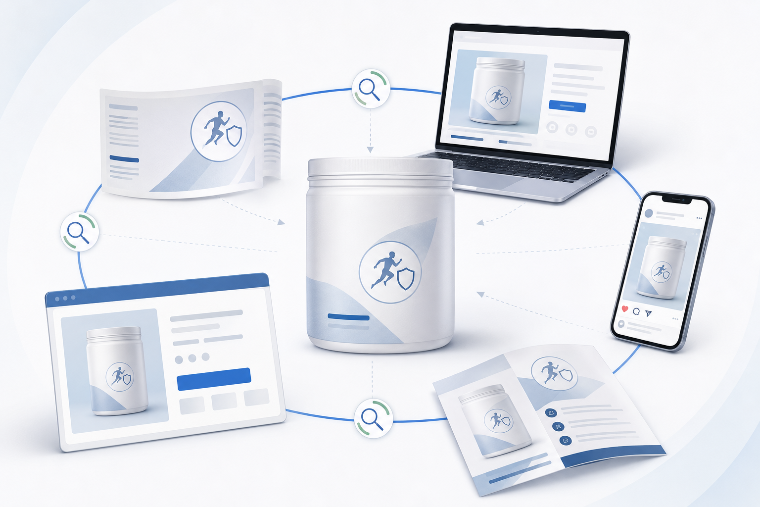 Creatine claims reviewed across product labels, websites, marketplaces, social media and distributor materials 