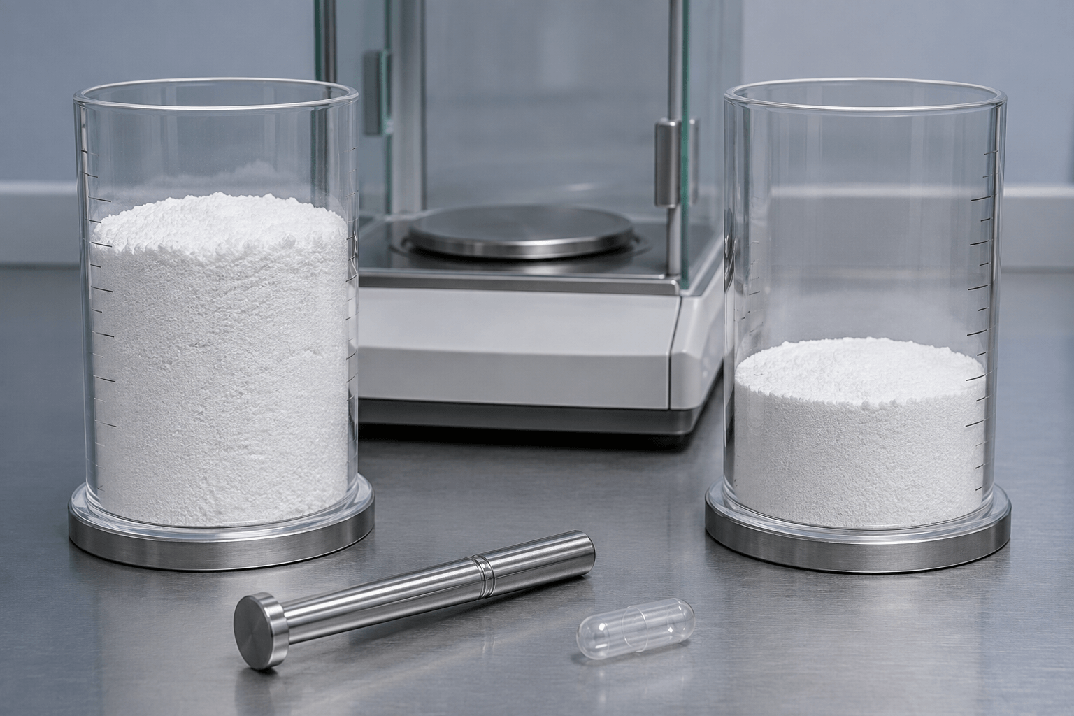 Creatine Powder Density and Volume Comparison