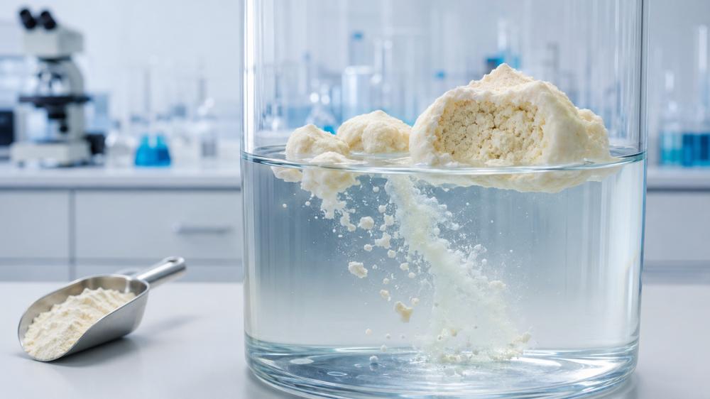 Whey Protein Wettability and Dry-Centred Lumps